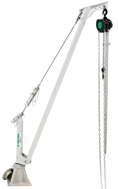 Portable Aluminium Davit Crane - Eurocrane